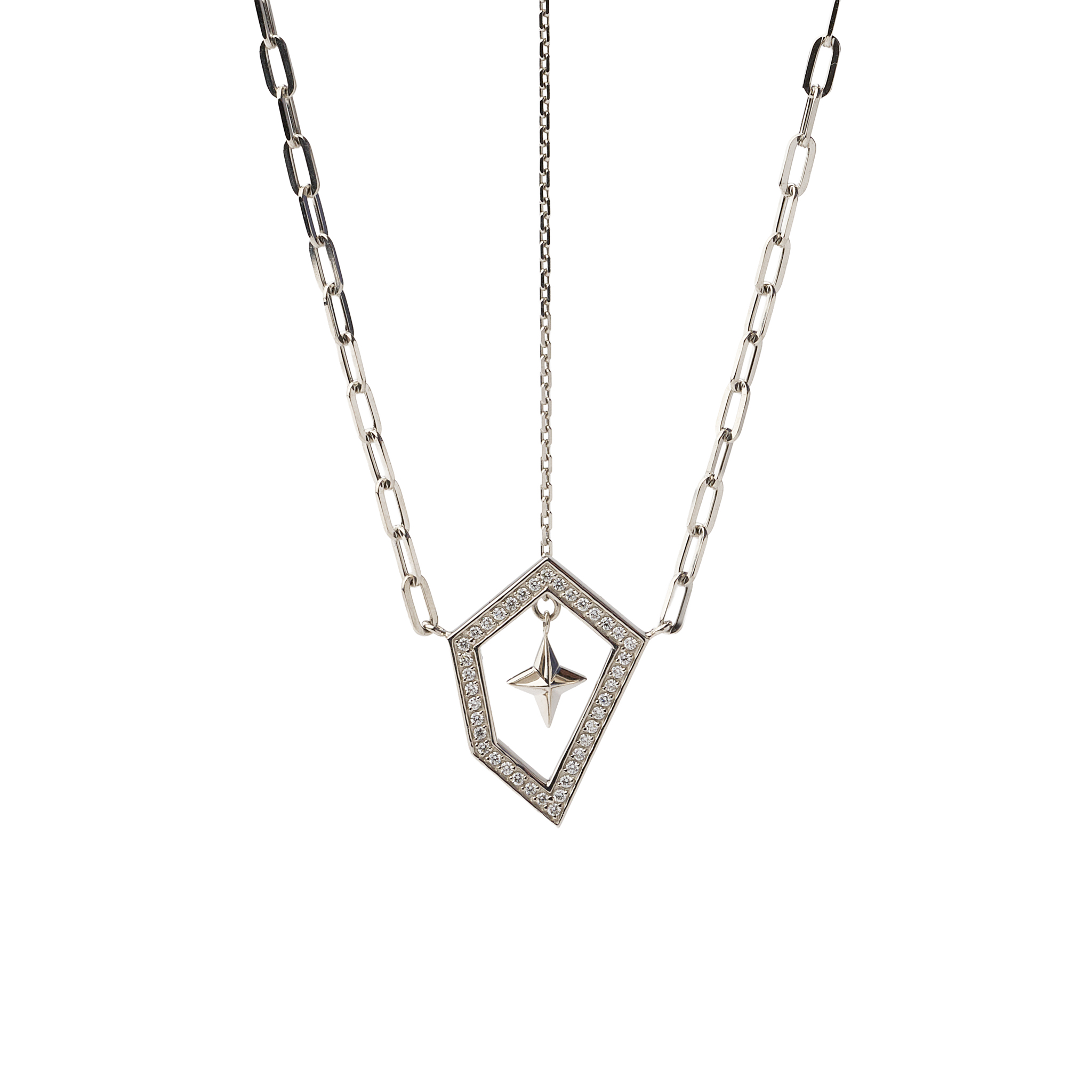 Ptダイヤペンダントネックレス